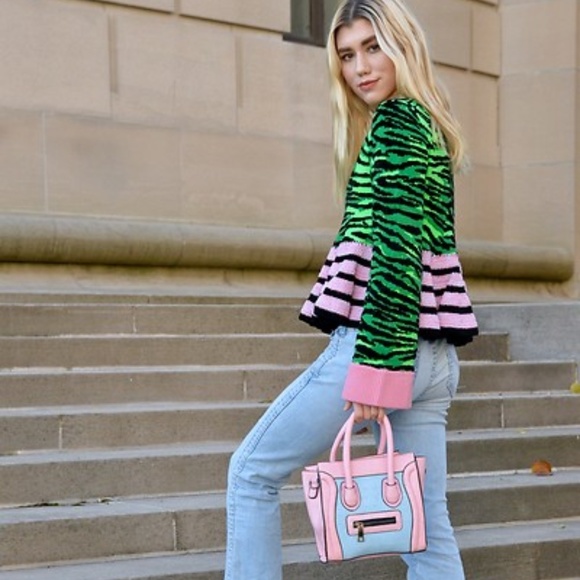 Rare Tiger Zebra Stripe Sweater Jumper 